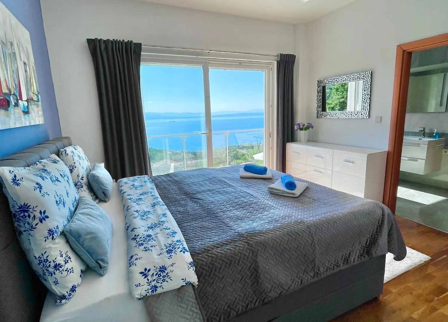 Luxury Villa Eternity - Marvelous Sea View - Box Spring Beds - Opatija-Poljane