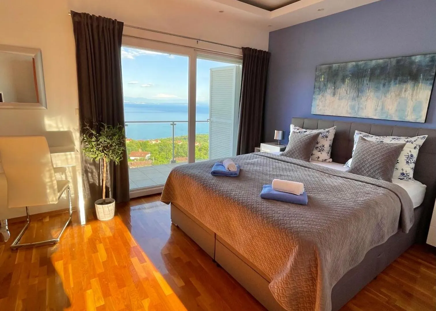 Luxury Villa Eternity - Marvelous Sea View - Box Spring Beds - Opatija-Poljane  Poljane